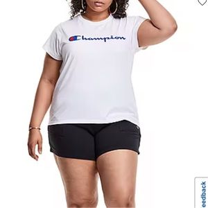 Champion white shirt sleeve shirt, size 2x.